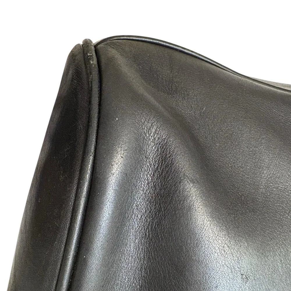 Coach 4115 vintage black leather Whitney bag